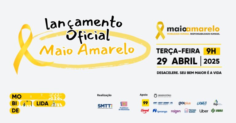 Detru Lança Maio Amarelo com Ações Impactantes em São Bento do Sul