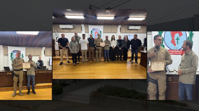 Tenente-Coronel Ricardo Machado foi homenageado pela Câmara de Vereadores de Canoinhas