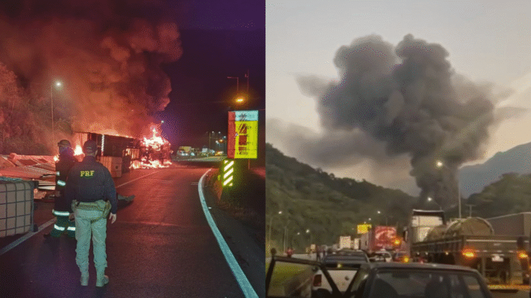 Caminhoneiro morre em acidente na BR-376