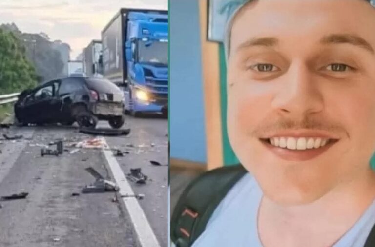 Morre vítima de colisão com duas carretas na BR-116