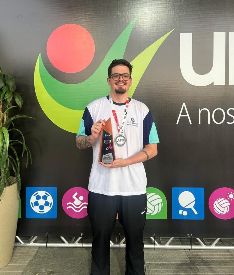 Gustavo Marchiori é prata nos Jogos Universitários Catarinenses – JUCS