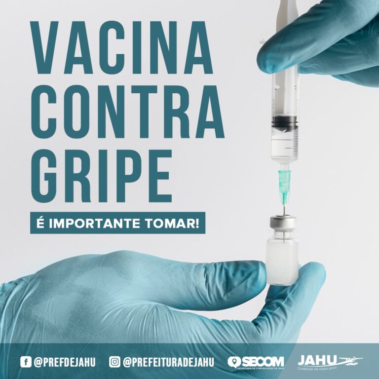 Vacinação contra a gripe neste sábado (12) no Fort Atacadista