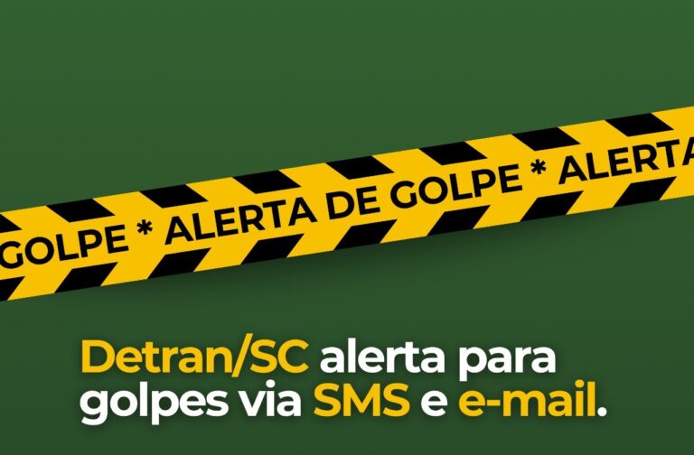 Detran/SC alerta para golpes envolvendo