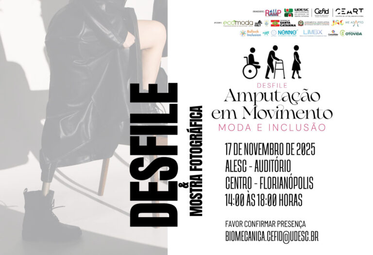 Pacientes da Udesc Cefid serão as estrelas do Desfile Amputação em Movimento neste mês