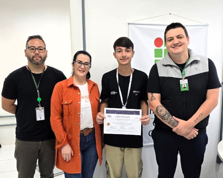 Estudante do IFSC Canoinhas conquista medalha de prata na Olimpíada de Astronomia