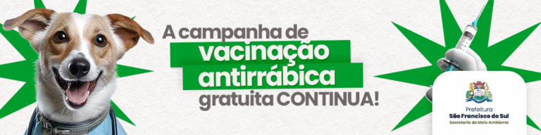 Campanha de Vacinação Antirrábica Gratuita continua com novas etapas em novembro