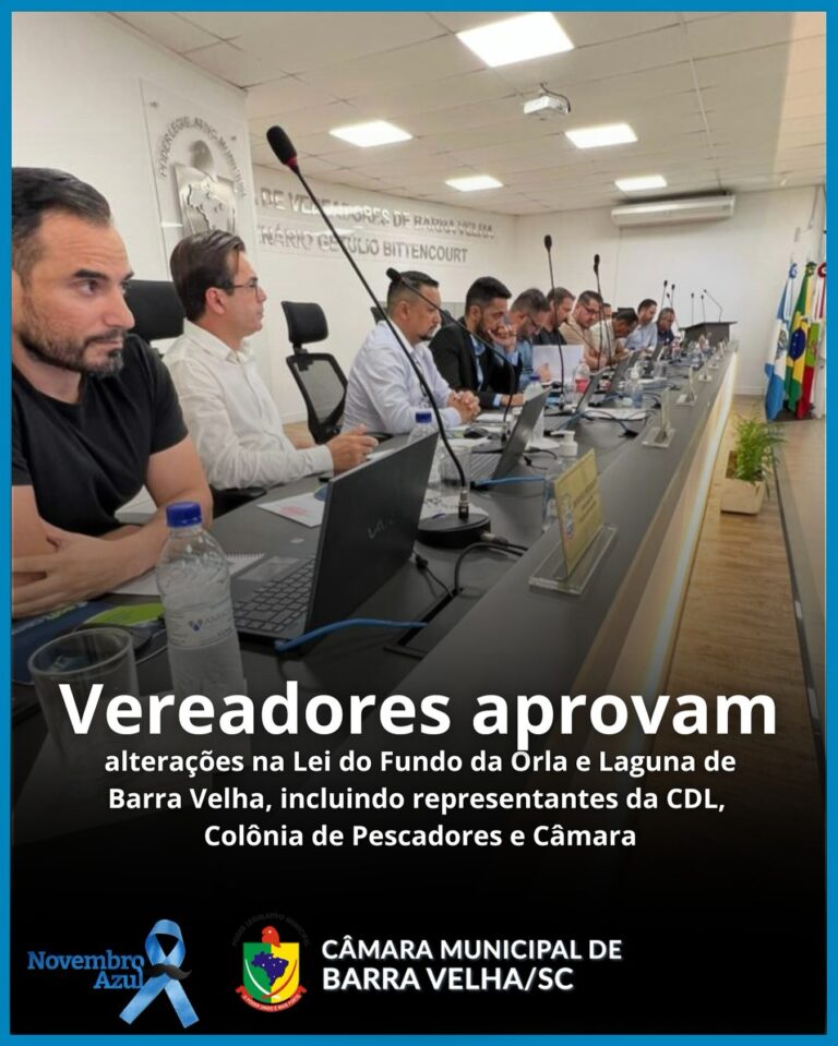 Vereadores de Barra Velha aprovam programa humanizado