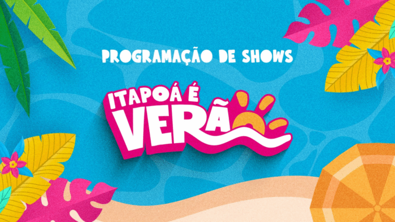 Itapoá É Verão! Confira a programação gratuita que movimentará a orla com shows nacionais