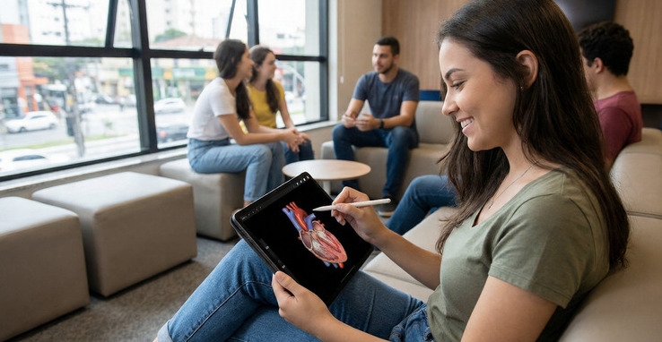 A Era da Educação Visual: Como aplicativos 3D estão transformando o estudo da biologia no Brasil