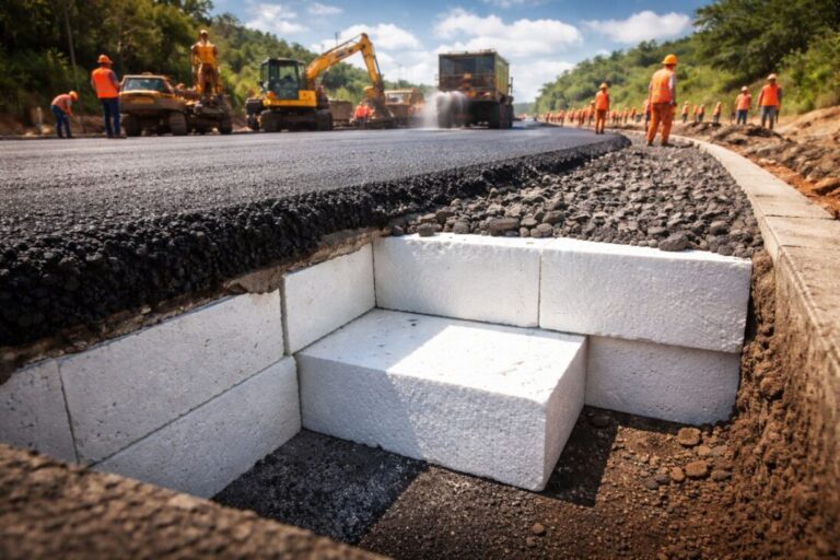 Governo de SC aposta em tecnologia com isopor para obra da rodovia