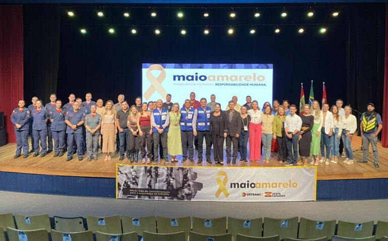 Detran/SC divulga ações do Maio Amarelo 2026 em Santa Catarina