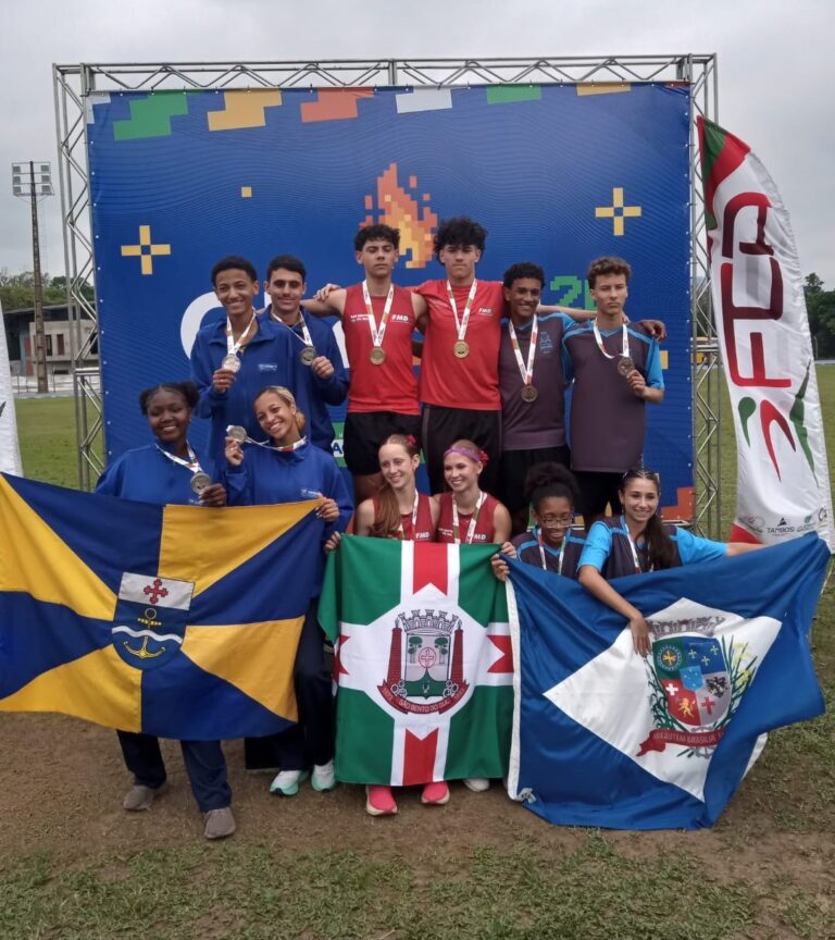 Atletismo da FMD São Bento conquista vice-campeonato geral na Olesc e estabelece novo recorde